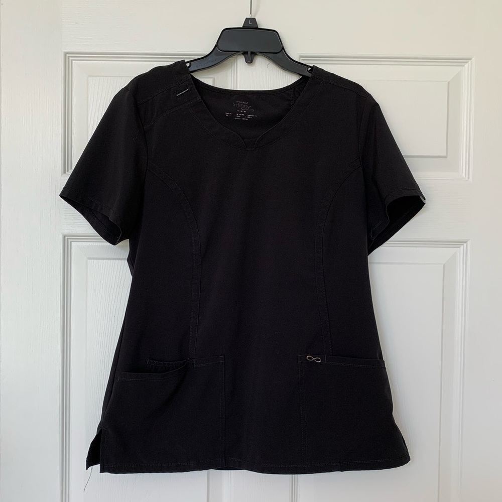 Infinity Cherokee Black Scrub Top & Pants
